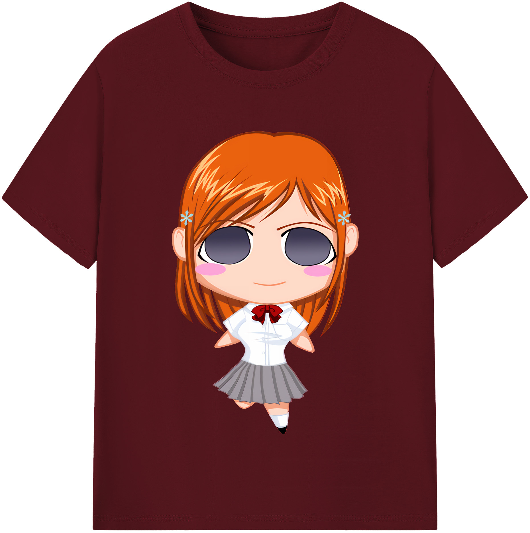 （画像用） ブリーチ 井上織姫（いのうえおりひめ） BLEACH Inoue Orihime 綿100％半袖Tシャツ（フロントプリント）